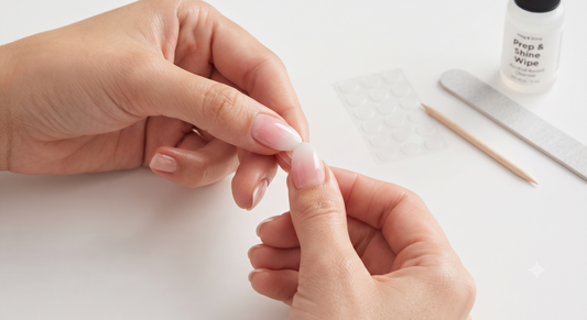 Zo blijven press-on nagels langer zitten met plaktabs