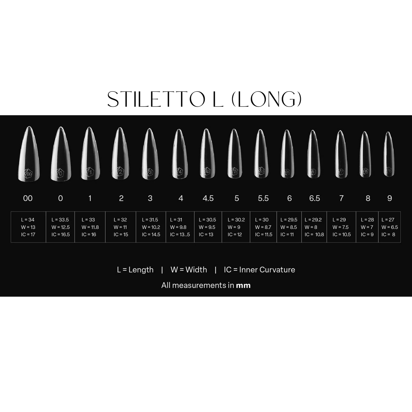 Sizing Kit Stiletto