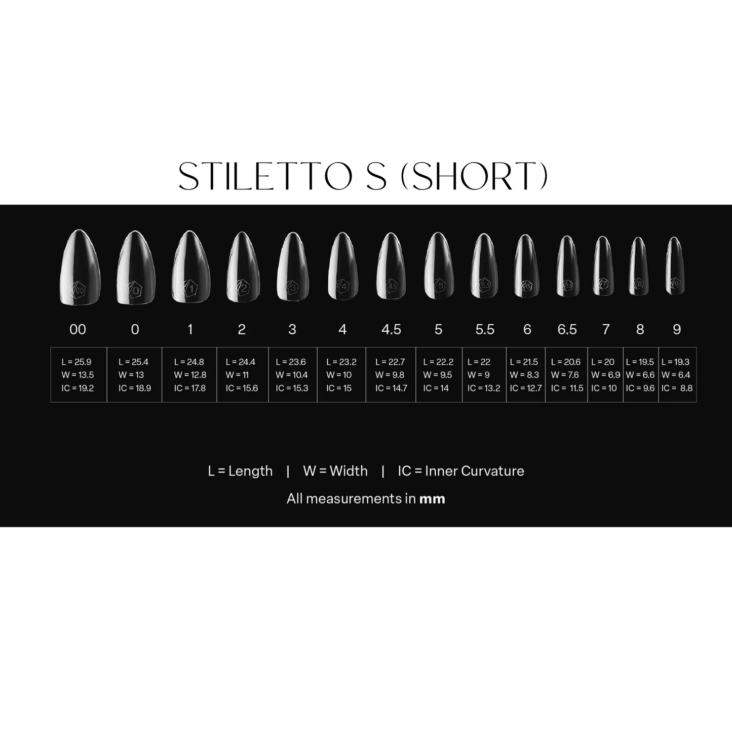 Sizing Kit Stiletto